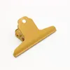 UPS Stainless Steel Paper File Clips Colorful party favor Large Metal Bull File Binder Clamps Stationery Office Supplies