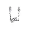 925 Sterling Silver Ciondola Charm Airplane Book Cross Crown Tree Ciondolo fai da te perline fini Bead Fit Pandora Charms Bracciale Accessori gioielli fai da te