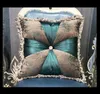 Kudde/dekorativ kudde Squar Patchwork Bälte Europa Luxury Beauty Tassel Home Sofa Cushion Car Bed Dec med fyllning av grossist FG1271CUSHIO