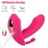 Vrouwelijke Masturbatie Anale Kralen Clitoris Sucker 10 Modi sexy Speelgoed voor Vrouwen Vagina G Spot Massager Draadloze Slipje Vibrator