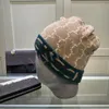 Berretto con teschio Cappello firmato Berretto lavorato a maglia Berretto con teschio per uomo e donna lettera accessori moda comodi in puro cotone in una varietà di stili