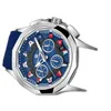 Наручительные часы Nevis Mens Sports Watch Casual Quartz Защитные часы светящиеся морские флаг -циферблата Силиконовый ремешок мужской бизнес -часы Reloj9860092