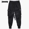 Męskie Spodnie Cargo Joggers Hip Hop Techwear Mężczyzna Japońska Streetwear Harem Spodnie joggingowe dla Plus Size 220325