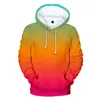 Men's and women's fashion brand hoodies 3d full print hip hop casual hoodies trendy rainbow 3D hoodies L220704
