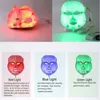 Multi 7 Colors PDT LED Photon Light Facial Skin Rejuvenation Mask Fir Red Blue Therapy Whiten and Wrinkle Removal Whiten Smidy Beauty Shield