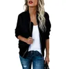 2019 Fashion Wind Breakher Jacket Dames Summer Coats Lange Mouw Basic Jackets Bomber dunne damesjack vrouwelijke jassen uit het kader T200111