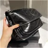 luxury designer shoulder bag waxy leather postman handbag bags crinkled niki womens mens wallet cross body bag Satchel lady vintage Handbags folds fashion classic