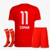 Mannen Kids Kit met shorts Socks voetbalshirts 22 23 Bayern M￼nchen doelman Neuer de Ligt Tel Sane 2022 2023 Voltoonshirt Hernandez Boys Uniform Kindersets