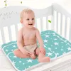 Matelas à langer réutilisables pour bébé Couvre-couche pour bébé Couche-couche pour nouveau-né Coton imperméable à l'eau Tapis de jeu de sol 3156 T2