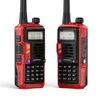 Baofeng BF UV-S9 Plus 10W VHF/UHF Tri-band Walkie Talkie Radio FM Ham Ham Radio a lungo raggio rosso