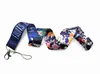 Cell Phone Straps & Charms 100pcs Cartoon Japan Anime Fruits Basket Neck Lanyard Mobile Key Chain ID Holders Badge Chains Jewelry Accessories wholesale New