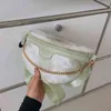 Sac de taille en cas de catastrophe dégradé femmes large bande épaule bandoulière mode chaîne s grande capacité Fanny Packs poitrine s J220705