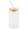 Bamboo Cap Lids 70mm 88mm Reusable Bamboo Mason Jar Lids with Straw Hole and Silicone Seal FY5015 sxa19