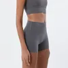 Soiseou zomer dames trainingspak shorts sets sexy beha hoge taille korte sportwear pak elastische set vrouw 2 stuks 220330