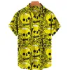 Camisas de vestir para hombres Camisa de manga corta Hawaii