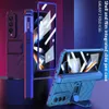 Samsung Galaxy Z fold 3 fold 4ケースガラスフィルムスクリーンプロテクター磁気スライダーペンボックスハードスタンドカバーのヒンジケース