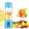 380ml 4 Blades Mini USB Rechargeable Tool Portable Electric Fruit Juicer Smoothie Maker Blender Machine Practical Festival Gifts GCE13958