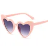Óculos de Sol Moda Coração Amor Armação Grande Personalidade Óculos Dobradiças de Metal Várias Cores Acessórios