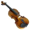 Avancerad retro violin solid träfiol 4/4 svart träprofessionell fiolsträngat instrument med Oxford Box