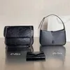 högkvalitativa designers väskor mode kvinnor väska tre delar set enkel axelkedja handväska armhåla Väska dam plånbok lyx svarta handväskor set stil bra trevlig