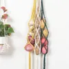 Tapestries Weaving Cotton Thread Potato Onions Hold Hanging Bags Kitchen Fruit And Vegetable Po Prop DecorationTapestries