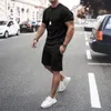 T-shirts pour hommes Survêtement de marque Hommes T-shirt Shorts de plage Ensembles Vêtements de sport d'été Jogging Pantalon T-shirt Streetwear Harajuku Tops Tshirt HommeMe