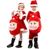 Erkeklerin Trailtsits Erkek Çocuk Çocuk Çocuk Noel Cosplay Noel Baba Kostüm Bebek X-Mas Kıyafet 3/4 Parça Set Elbise/Pantolon Üstler Şapka Pelerin Kemeri