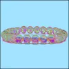Urok bransoletki biżuteria Bransoletka dyfuzora olejku eterycznego dla kobiet mężczyzn Prezent 7 czakra bransoletka 8 mm joga koraliki naturalne la d9l