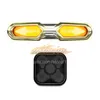 Luz de luz flash de bicicleta inteligente traseira traseira frontal USB Recarregável Bicicleta Capacete lumineira Lanterna de ciclismo Acessórios MTB LED Capacetes de moto de luz traseira LEDS Lâmpadas