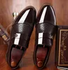 Designer-Nuove scarpe casual marrone nero per uomo moda pu plus taglia 39-48 scarpe da uomo firmate tacco falt uomo vestito sheos