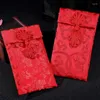 Подарочная упаковка весна фестиваль красный конверт китайский год Hong Bao свадебная конфеты Brocade Lucky Bags Creative Money Decor Hongbaogift