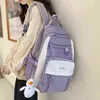 Trendy Lady Waterproof Net Bag New Girl Cute Mesh School Bag Women Backpack Travel Fashion Female Kawaii Laptop College Backpack