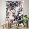 Tapestry Vintage bloemen muurschildering hangende wandtapijten minimalistische kunst Boheemse p