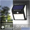Solar Wall Lights 140 Led Power Light Lamp 3 Modes Human Body Sensor Waterproof Emergency Energy Saving Outdoor Garden Yard Lamps Dr Dhafm