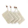 3 style Exfoliating Mesh Bags Pouch For Shower Body Massage Scrubber Natural Organic Ramie Soap Bag Sisal Saver Loofah Moisturizin6543124