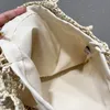 Kvinna halm axelpåsar designers tygväska virkade handväskor ihåliga ut sommarljus strandpåsar nya