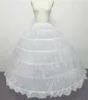 2022 Donna Lunghezza al ginocchio Splendido bianco 6 HOOP PETTICOAT Crinolina SLIP Sottogonna Abito da sposa da sposa