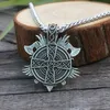 Kolye Kolyeler Vintage Nordic Mitoloji Odin Çift Axe Kolye Erkekler Metal Punk Musulet Jewelrypendent