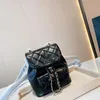 2022 Klassieke Franse High-End Retro Rugzakken Mode Tassen Dames Flap Chains Diamond Lattice Quilted C Brang Sacoche Designer Tassen Luxe Portefeuilles Messenger Bag