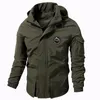 Mannen Outdoor Jacket Spring Herfst Hoodsed waterdichte Casual Jacket Coat Men Tactics Military Jacket Men Men Plus Size M8XL 220816