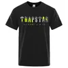 Trapstar London Sport Yellow Men Cotton Overized Short Sleeve Fashion Loose Clothes Casual Breatable Street Tshirts 220623