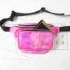 Fanny Packs Laser Women's Taille Street Trend Gepersonaliseerde kleurrijke sport enkele schouder messenger borsttas 220627