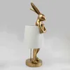 Vintage Led Table Lamp Kare Design Resin Rabbit Table Lamps For Living Room Bedroom Decor Light Nordic Designer E27 Bedside Lamp H220423