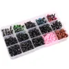 560PCS/SET Craft Tools Plastic Bezpieczeństwo Oczy i nosy z podkładkami dla Amigurumi Crafts Doll Crochet Toy Pchasze Zwierzęta KDJK2207