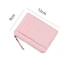 Small Women Men Credit ID Card Holder PU Leather Zipper Fashion Ultra-Thin Wallet Money Bag Case Coin Purse Clip Organizer XDJ205