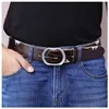 Kemerler Men Kemer Alaşım Pimi Toka Gelişmiş Deri Kot Passus Orijinal Cowhide Bel Bandı Gençlik Handmadebelts