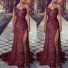 Casual Dresses Summer Sexy One Shoulder Party Dress Women Sleeveless High Slit Shiny Gowns Vestidos De Mujer Sequin Floor-length Evening