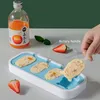 Cavities Animal Silicone PP Molds Box Ice Cream Reusable Pop Maker Mold Ice Popsicle With Lid and Stick DIY Kitchen Tools MJ0592