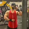 Men tank Top Top Gym Workout Fitness Bodybuilding camisa sem mangas roupas de algodão esportes de singlete de colar