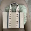 Klassische Tragetaschen Frauen Handtasche Schulter Leinwand Luxus Designer Marke Umhängetasche Weibliche Einkaufen Packs220324